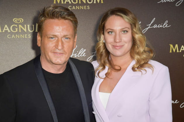 Beno&icirc;t Magimel et son &eacute;pouse Margot Pelletier &agrave; la soir&eacute;e Magnum d'"Une fille facile" le 20&nbsp;mai