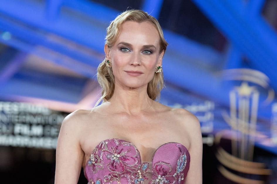 La chevelure crant&eacute;e de Diane Kruger