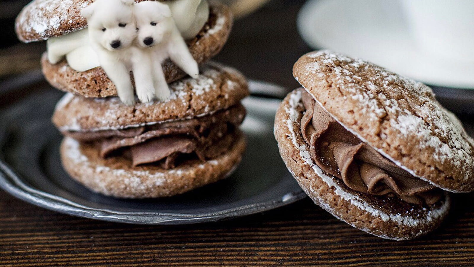 Whoopies chocolatés