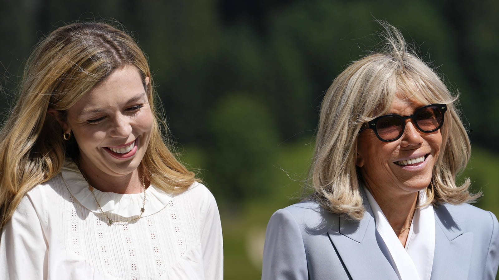 Carrie Johnson et Brigitte Macron
