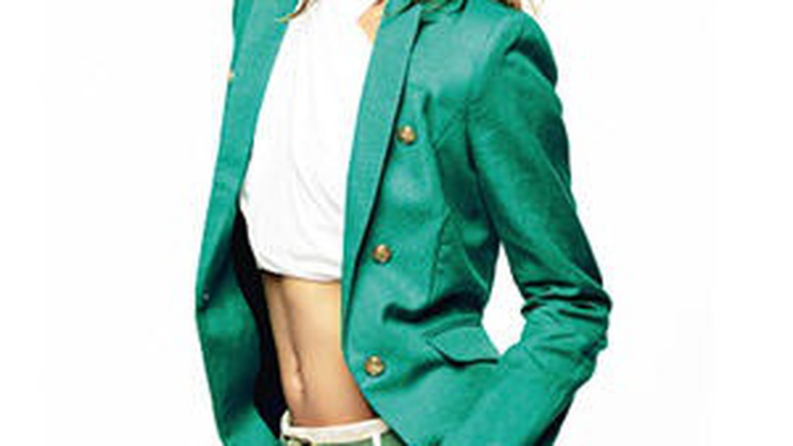 Veste verte de Mango