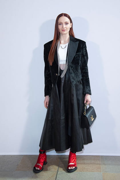 Sophie Turner au défilé Louis Vuitton