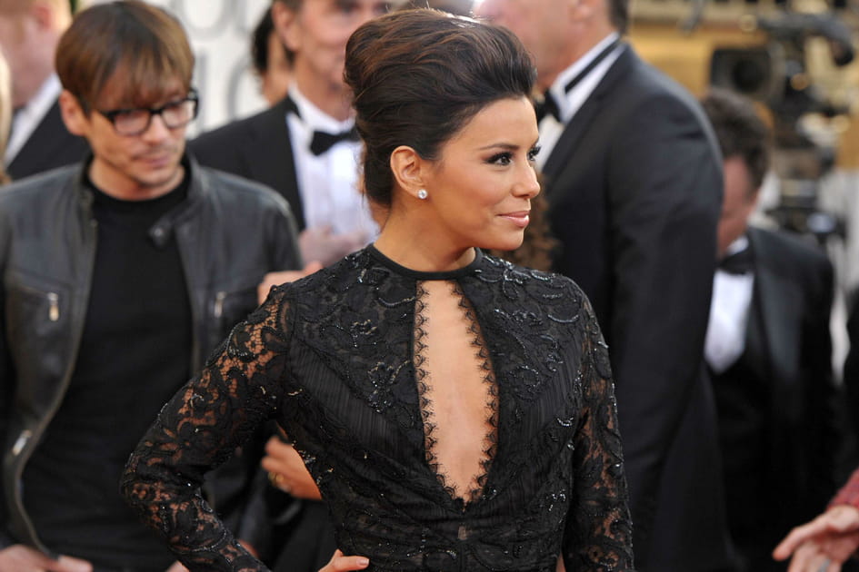 Eva Longoria, myst&eacute;rieuse avec son chignon banane