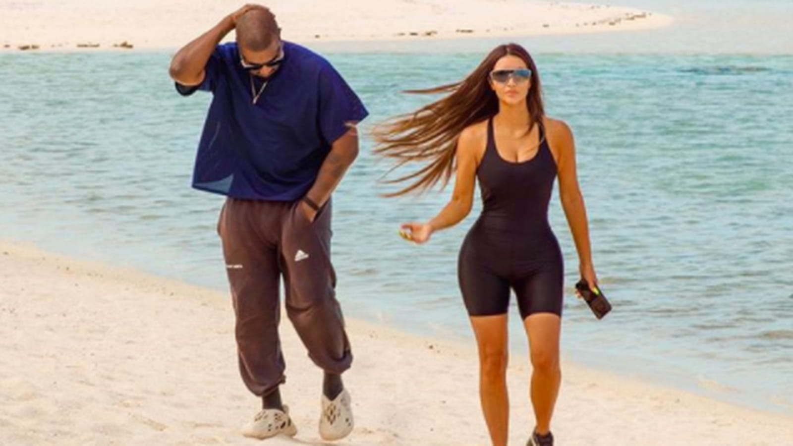 Kanye West et Kim Kardashian