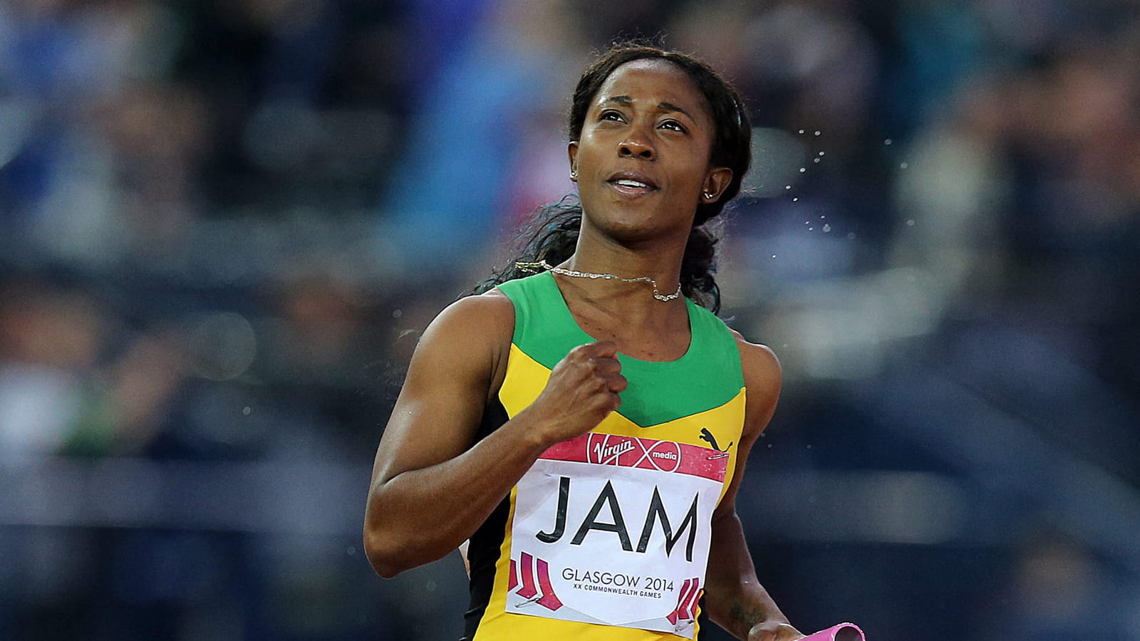 Shelly-Ann Fraser-Pryce à Glasgow en 2014