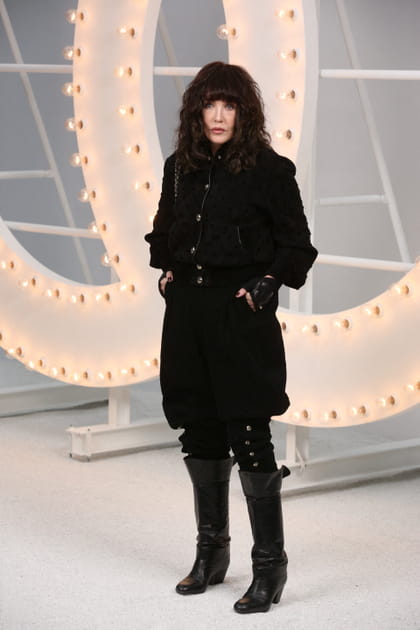 Isabelle Adjani au défilé Chanel