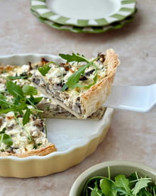 Quiche aux champignons et feta : Etape 7