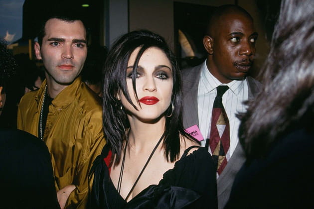 Madonna et son fr&egrave;re Christopher Ciccone &agrave; la soir&eacute;e "Truth Or Dare" en 1991