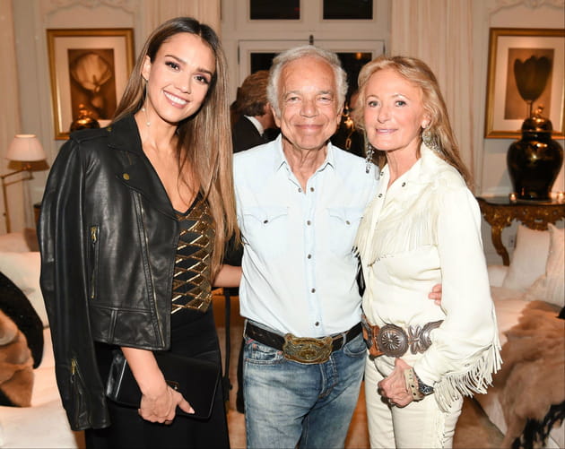 Jessica Alba, Ralph Lauren et Ricky Lauren