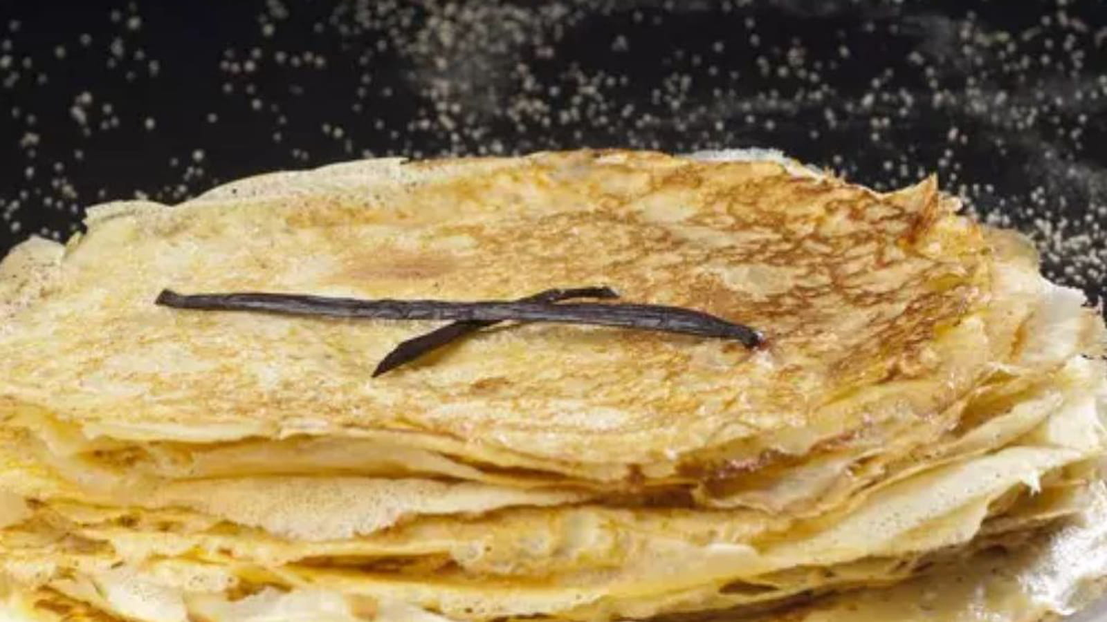 Crêpes sans grumeaux parfumées au sucre vanillé