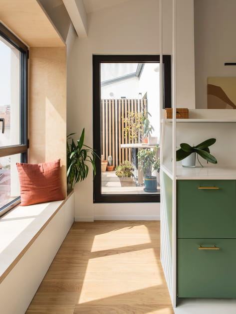 Apr&egrave;s&nbsp;: une pi&egrave;ce de vie qui donne sur la terrasse