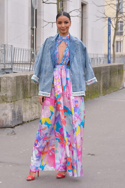 Flora Coquerel au d&eacute;fil&eacute; L&eacute;onard