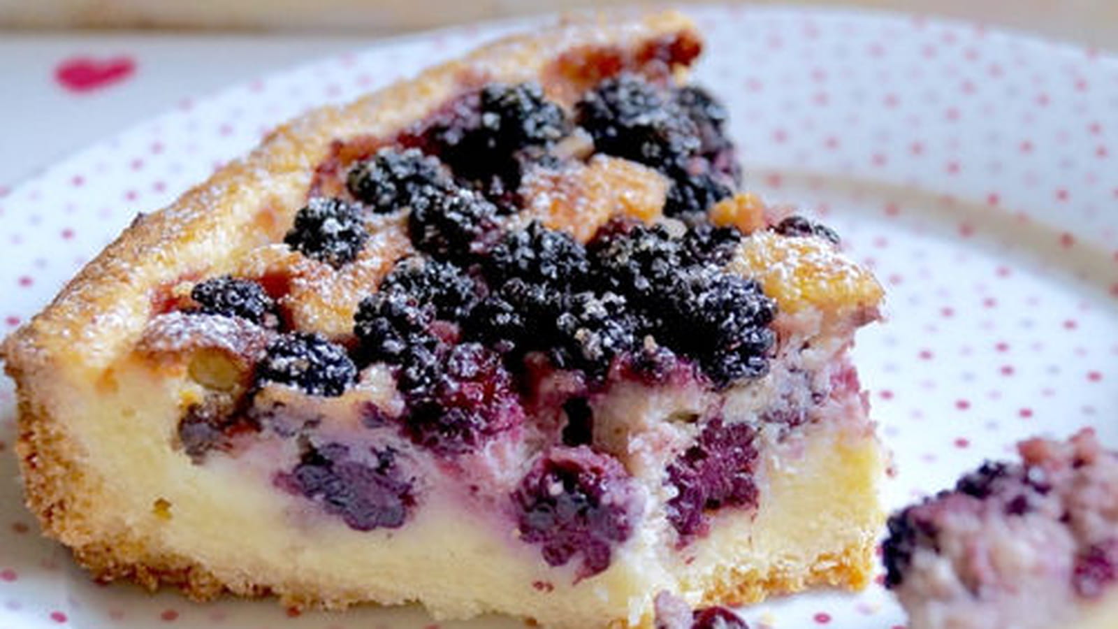 Tarte aux mûres à la crème d'amande