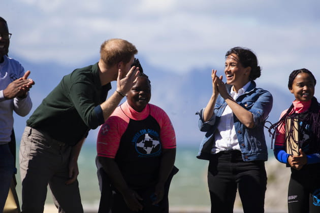 Le prince Harry et Meghan Markle en visite en Afrique du Sud, 24&nbsp;septembre 2019.