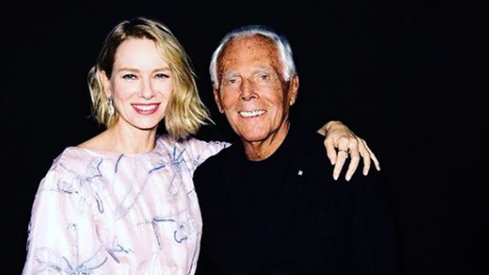 Giorgio Armani, Naomi Watts