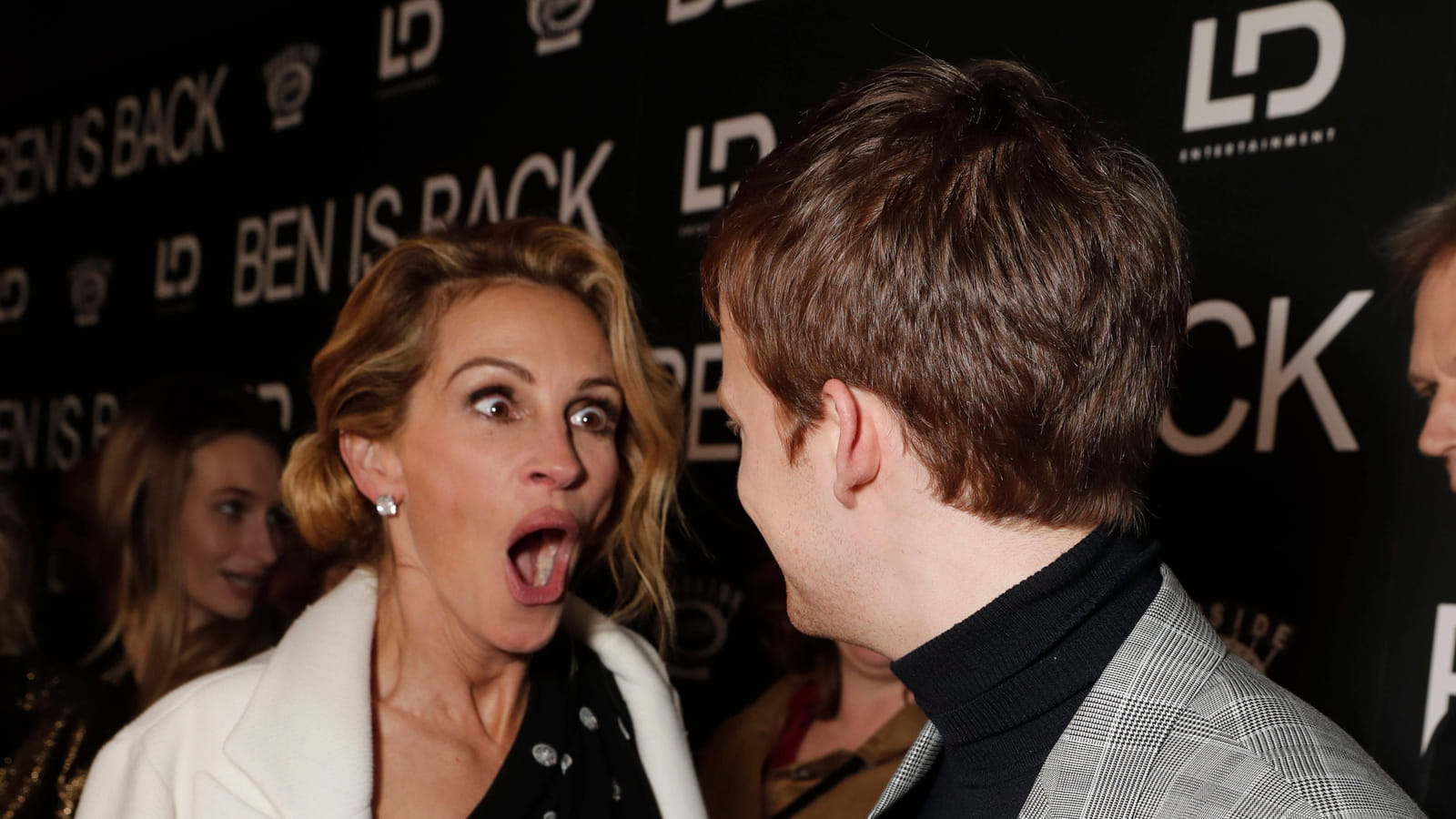Julia Roberts et Lucas Hedges 