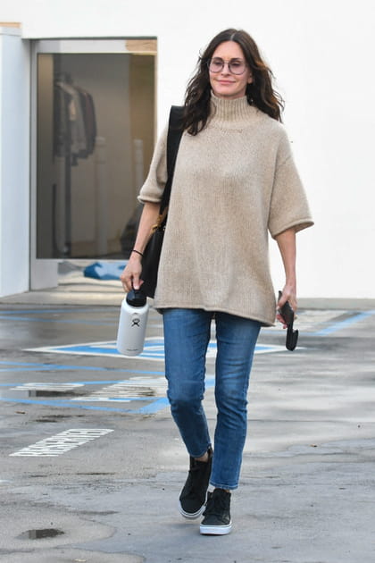 FLOP : Courtney Cox en tenue casual