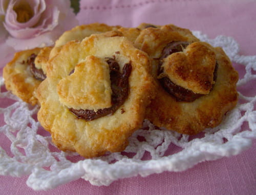 Sablés au coeur de Nutella