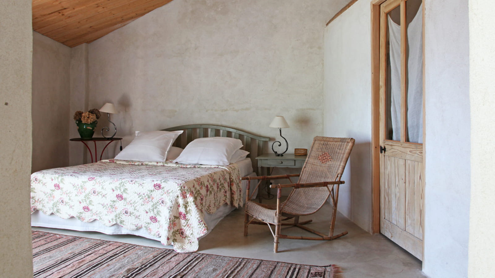 Chambre fleurie