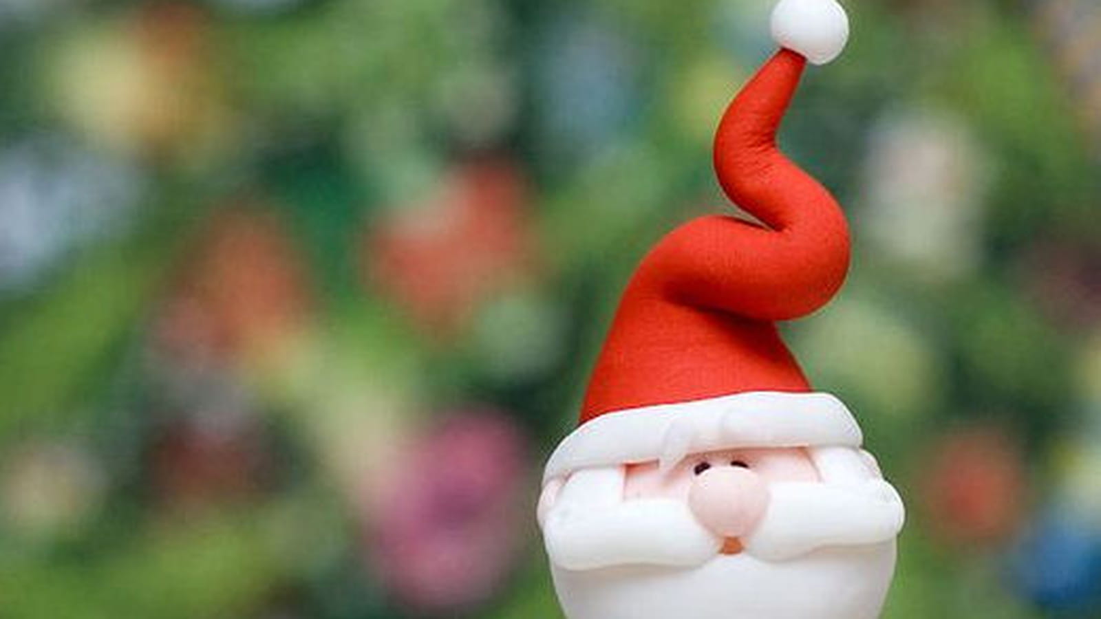 Père Noël : joli cupcake