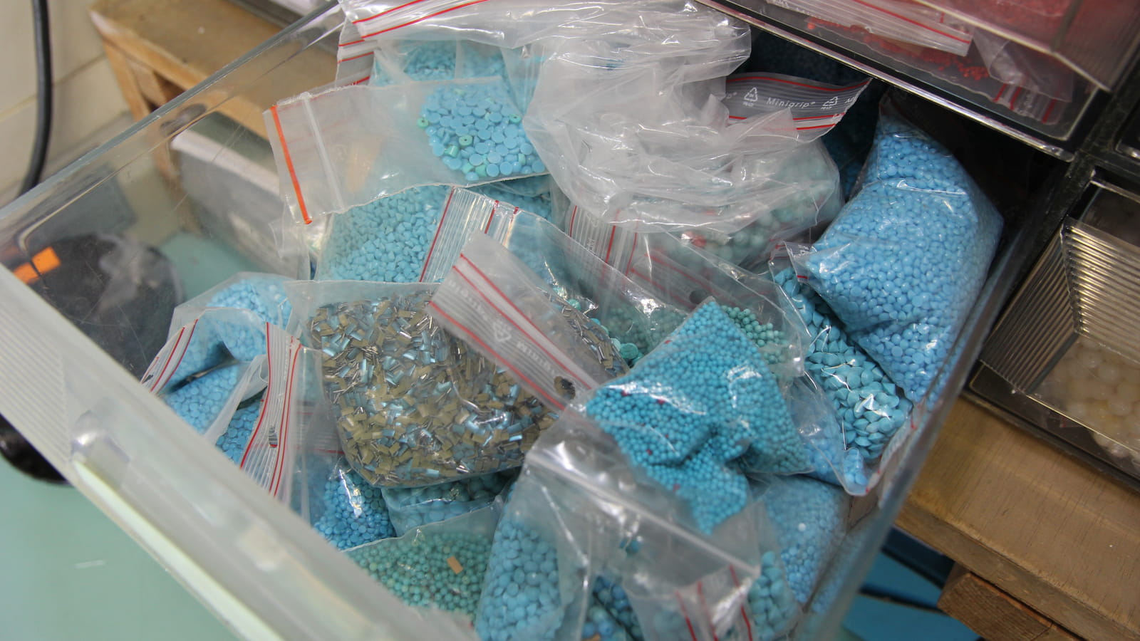 Des perles à foison