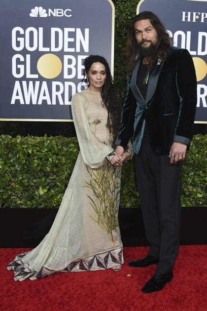 Jason Momoa en Tom Ford et Lisa Bonet en Jeanne Yang