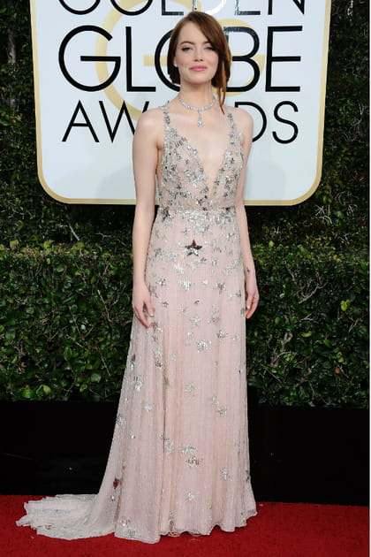Emma Stone aux Golden Globes 2017