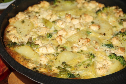 Frittata aux légumes verts