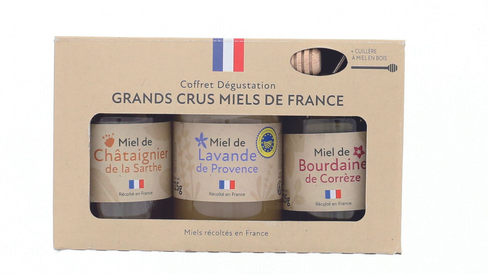 Coffret dégustation grands crus de miel de France