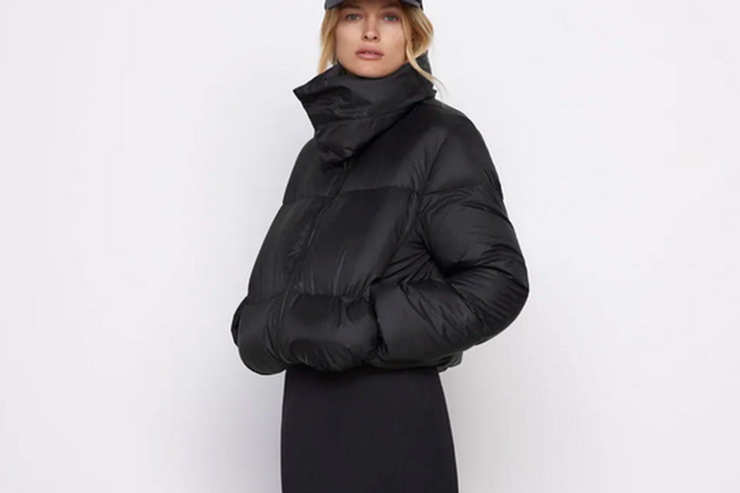 Doudoune courte de Zara