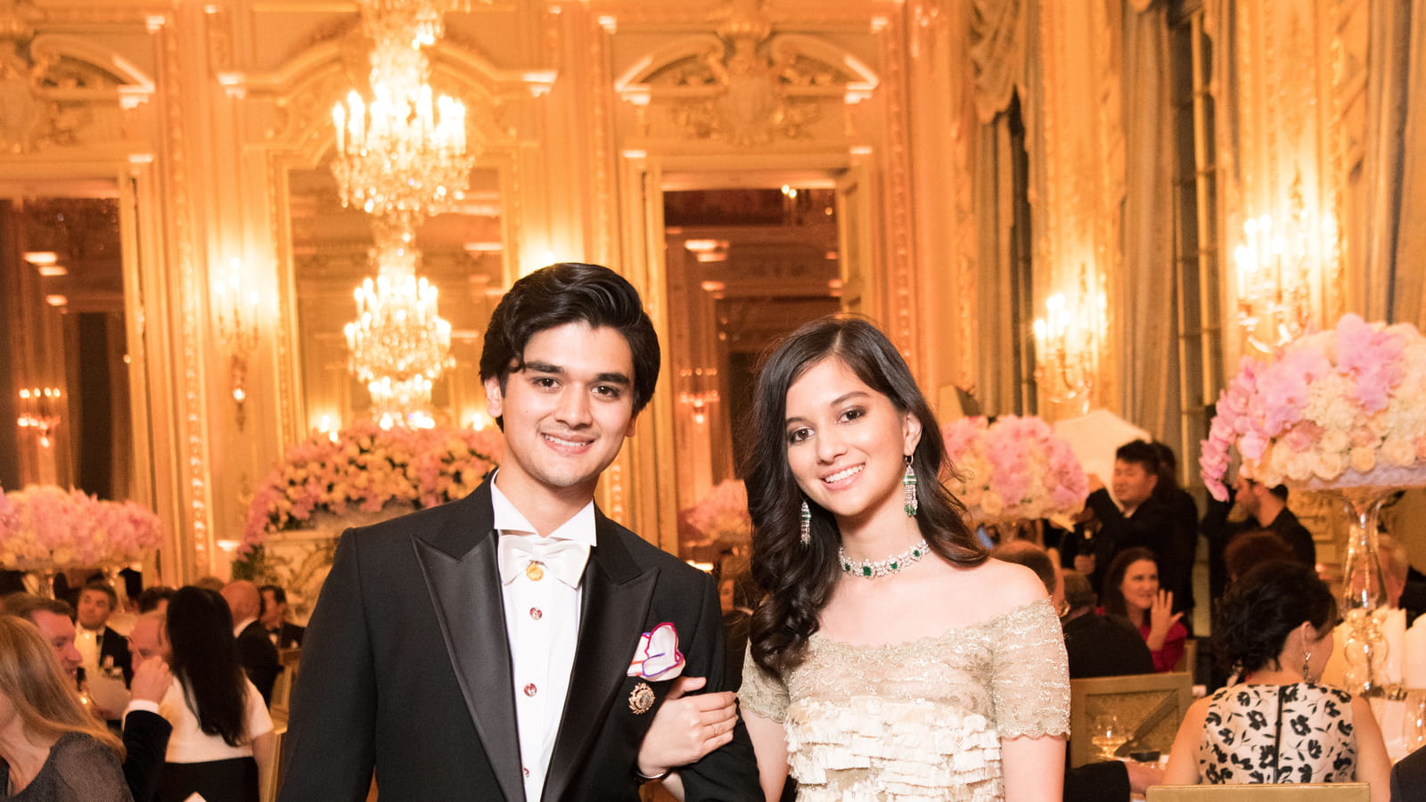 SA Princesse Ananya Raje Scindia de Gwalior et son cavalier SA Yuvraj Mahanaaryamanrao J Scindia de Gwalior