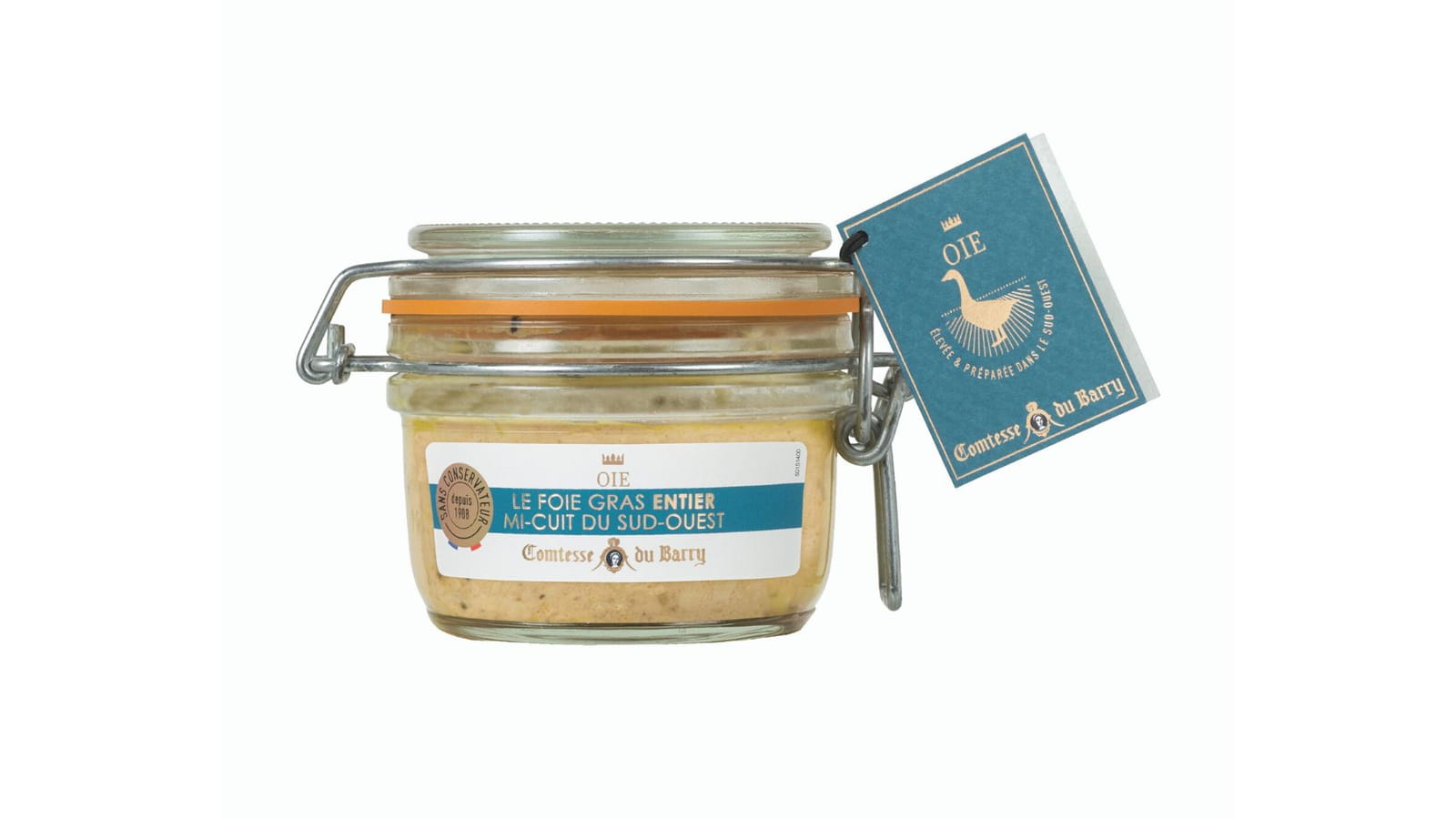 Le foie gras d’oie du sud-ouest entier mi-cuit de Comtesse du Barry