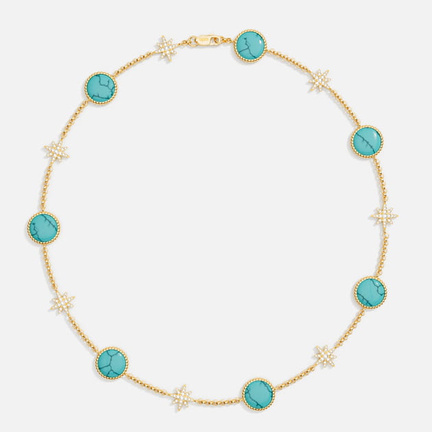 Ras-de-cou Météorites Turquoise