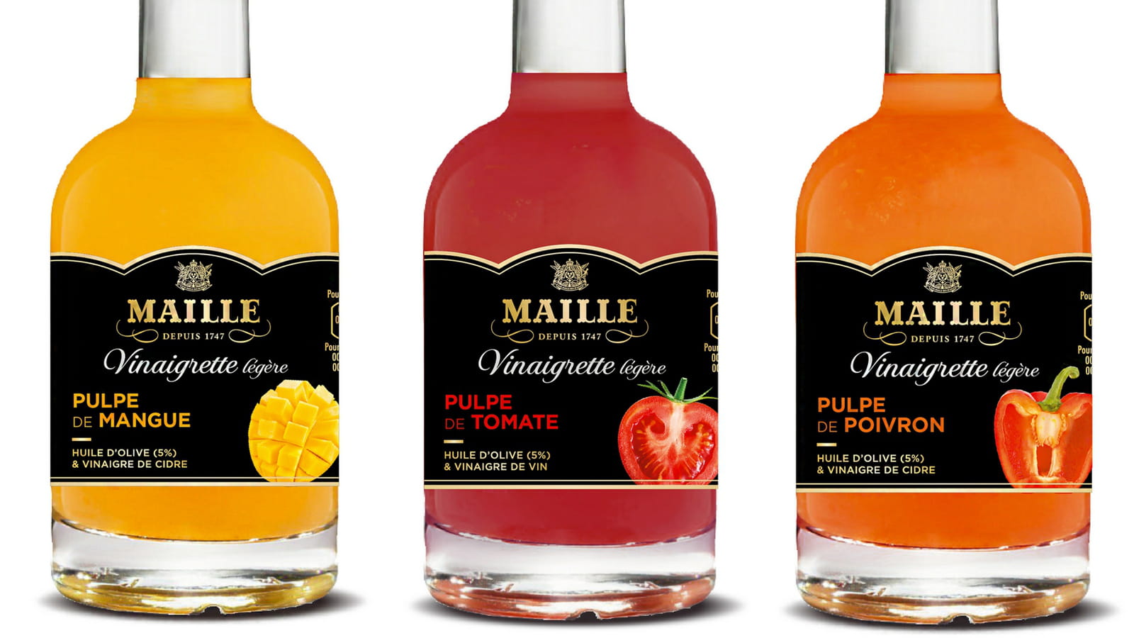 Les vinaigrettes à pulpe de Maille
