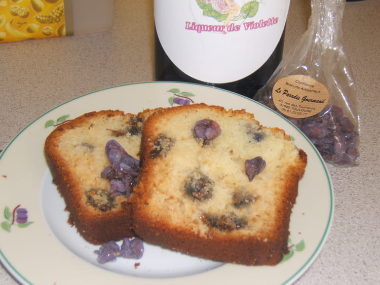 Recette de Cake à la violette