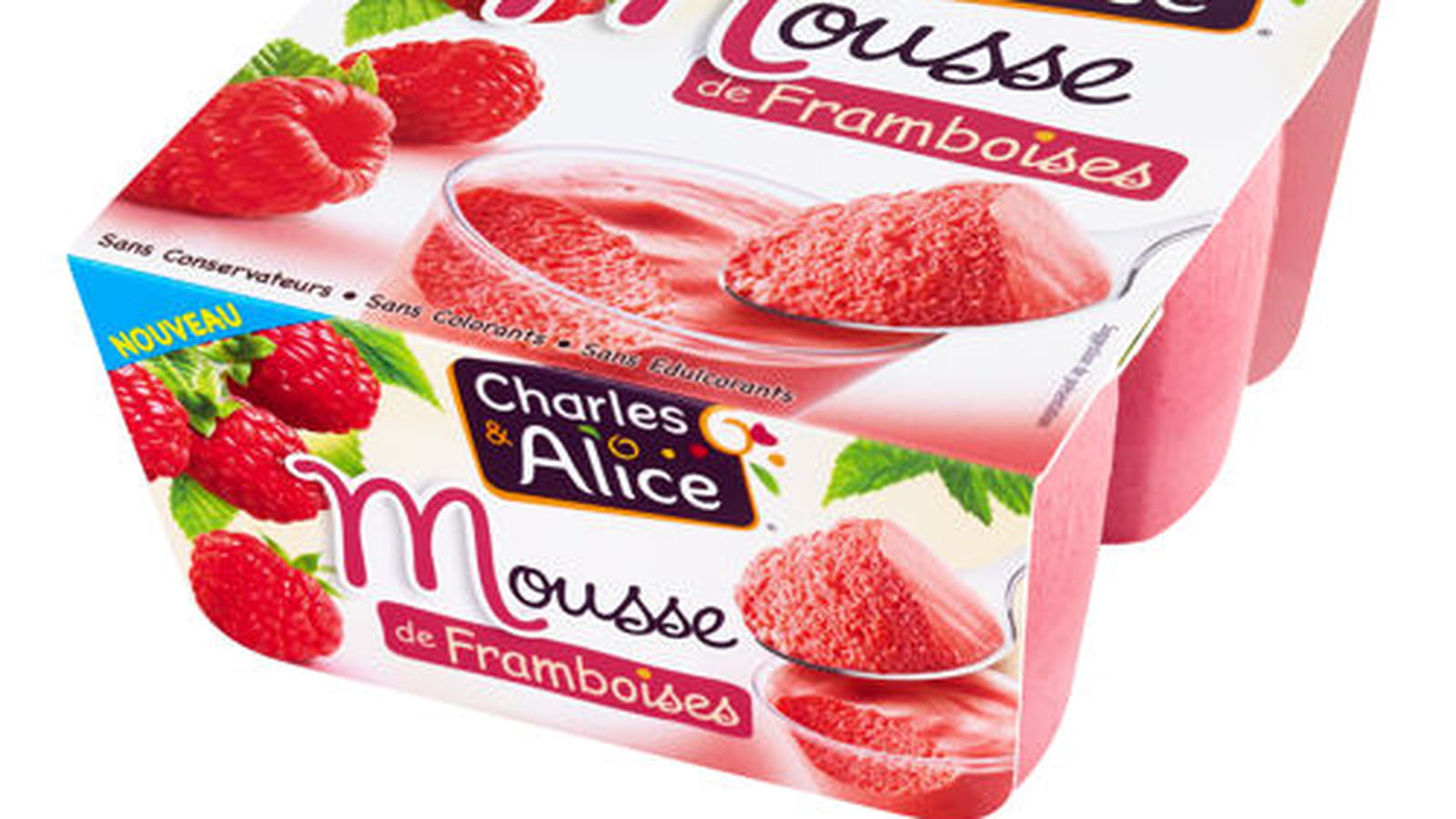 Mousse de framboises de Charles & Alice