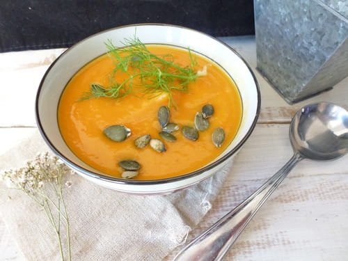 Velouté de butternut au fenouil