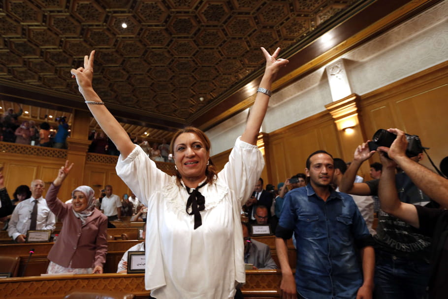 Souad Abderrahim, première femme élue maire de Tunis
