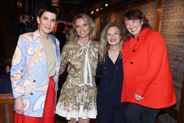Cristina Cordula, Valérie Trierweiler et Anne Roumanoff : que du beau monde pour Sylvie Tellier !