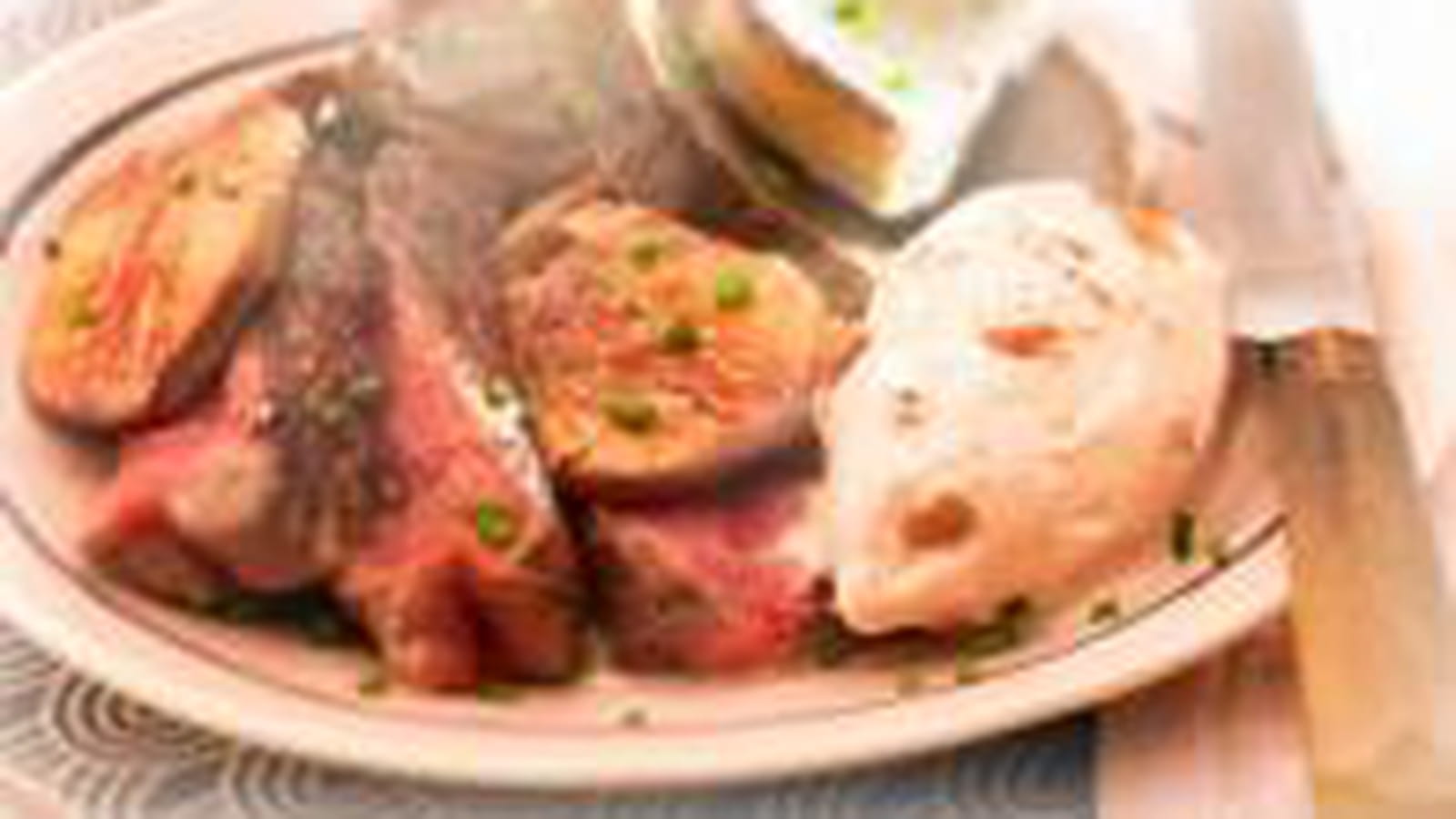 Boeuf et glace marron