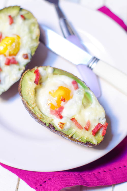 Avocats façon oeuf cocotte