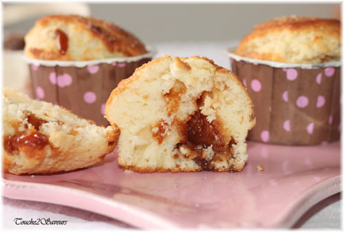 Muffins coeur caramel au beurre salé