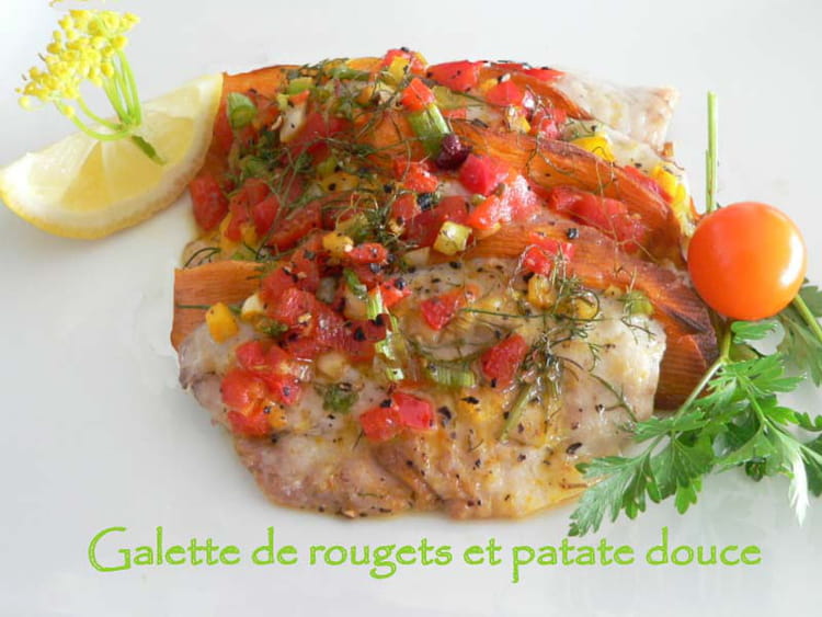 Recette de Galette de rouget et patate douce