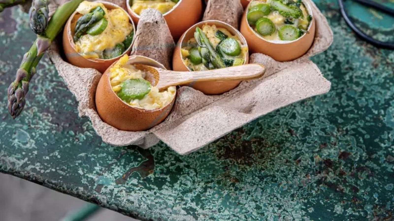 Brouillade d'oeuf printanière