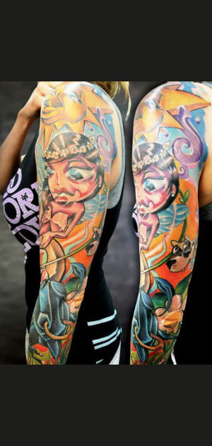 Exemple de tatouage New School