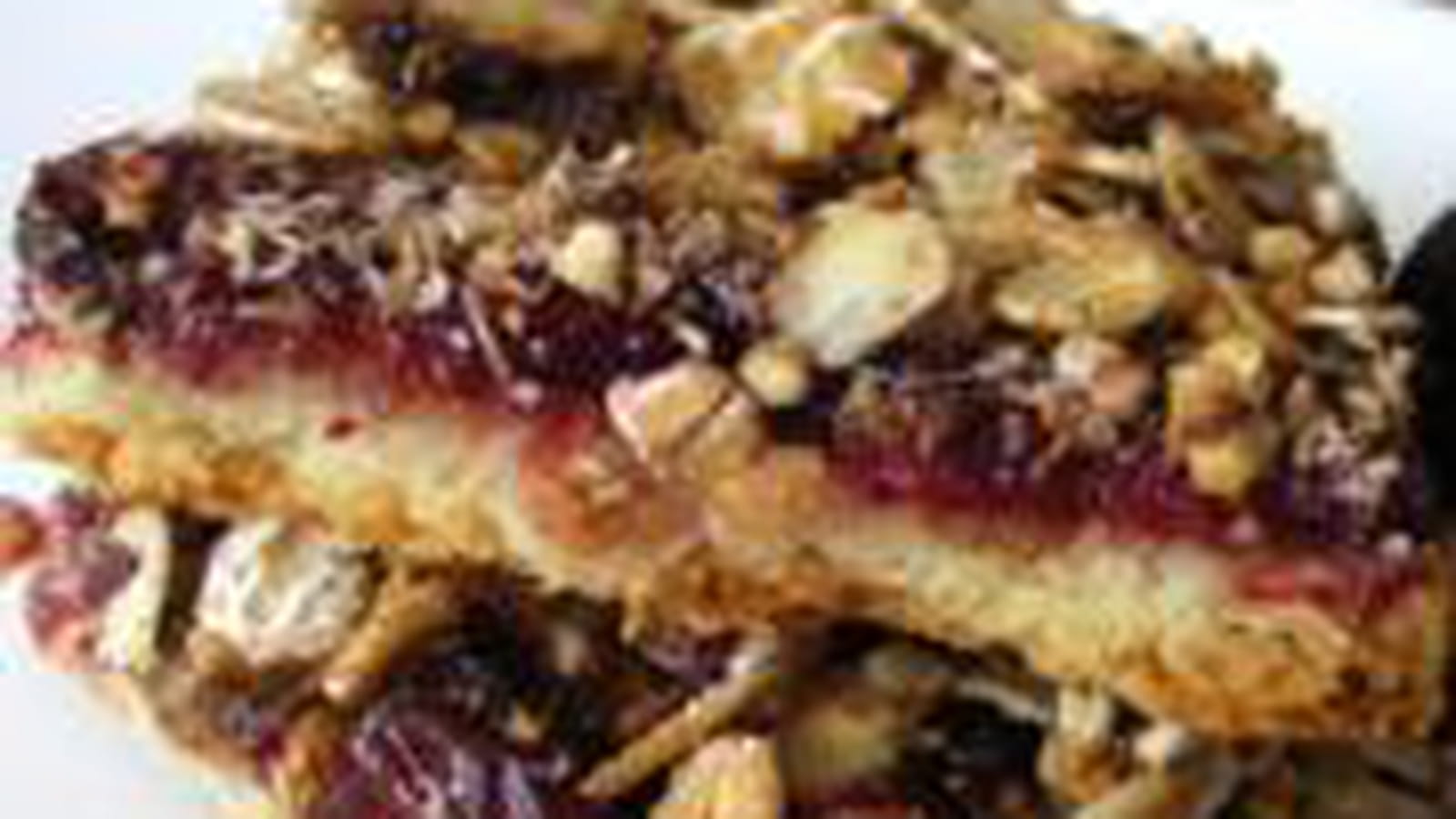Carrés sablés à la cerise