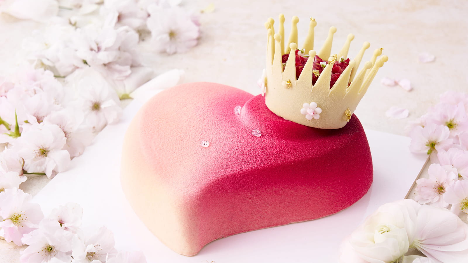 Entremets Reine de Cœur Lenôtre