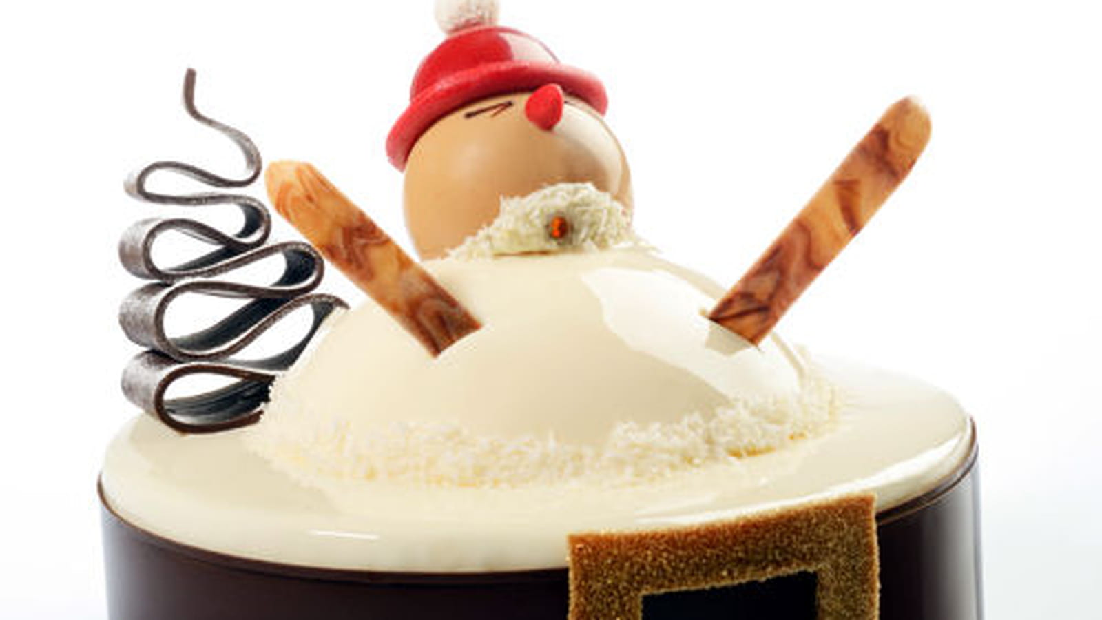 Bûche Pirouette de Noël Christophe Roussel