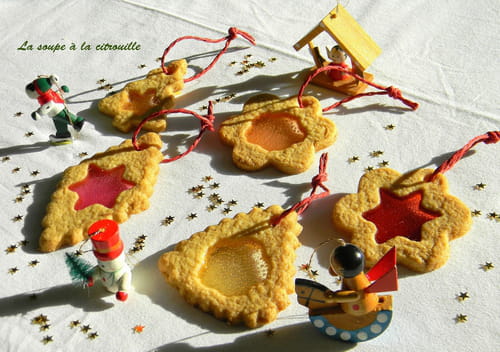 Sablés de Noël vitraux