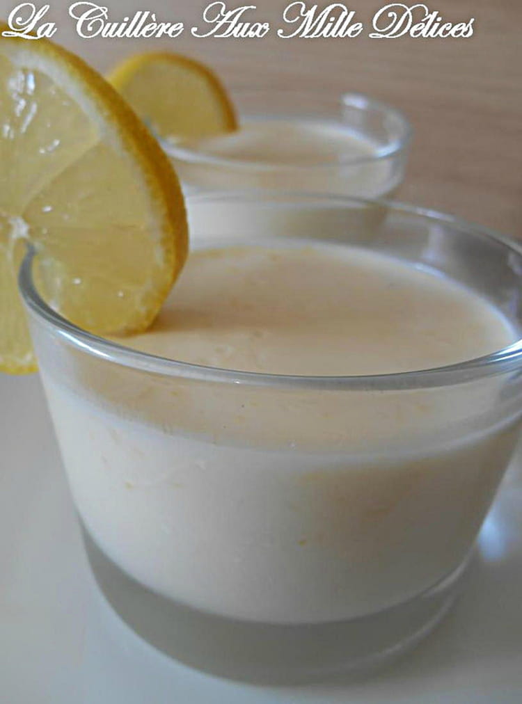 Recette de Panna cotta au citron la recette facile